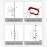 Child Safety Fridge Lock – Toddler-Proof Refrigerator and Freezer Door Loc - Image 3