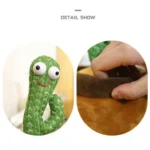 Rechargeable Cute Dancing Cactus Toy for Kids – Talking, Dancing, Shaking & Light-Up Fun - Image 6