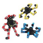 Transformable Fidget Spinner Robot Toy – Stress Relief Mechanical Chain for Kids & Adults