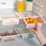 Adjustable Fridge Organizer Basket – Stretchable Refrigerator Storage Drawer Tray - Image 2
