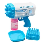 Bazooka Bubble Water Gun (36/8 Hole) – Rocket Bubble Blaster Toy with LED Lights for Kids