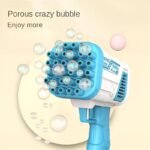 Bazooka Bubble Water Gun (36/8 Hole) – Rocket Bubble Blaster Toy with LED Lights for Kids - Image 4