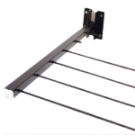 Foldable Wall Mounted Cloth Drying Stand | Heavy Duty Space Saving Laundry Hanger with Free Rope - Image 3