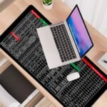 Keyboard Shortcut XXL Mouse Pad | Extra Large Desk Mat with Office Software Shortcut Keys - Image 3