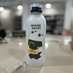 We Bare Bears Panda Water Bottle 1000ml – Cartoon Straw Bottle with Dual Caps - Image 7