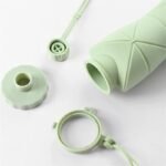 Silicon Foldable Water Bottle 600ml – Portable Collapsible Travel Bottle