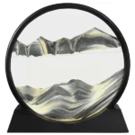 3D Moving Sand Mountain Lamp with Stand – Rotating Sandscape Art Decor - Image 5
