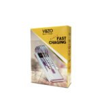Vizo VHT-11 10000mAh Fast Charging Power Bank with Built-in Cables & Digital Display - Image 2