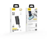 Aspor A351 Mini 5000mAh Power Bank with Built-in Lightning & Type-C Connectors