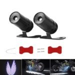 Angel Wings Dynamic Projection Car Mirror Light (2PCS) – Universal Welcome Shadow Lamp - Image 3