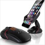 Mouse Shape Mobile Phone Holder – 360° Rotating Desk & Car Mount