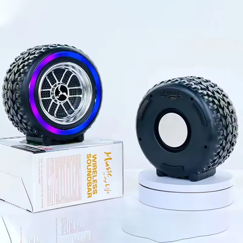 2025_01_H5f561ba18e3d4e0e9f40efc4a79cdb7fa X-502 Wheel Bluetooth Speaker | Portable RGB Party Speaker - Image 1
