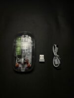 RGB Wireless Transparent Mouse – Dual Mode Gaming & Office Mouse - Image 3