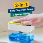 2-in-1 Kitchen Soap Pump Dispenser for Dishwashing