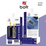Bolt B102 Power Bank 10000mAh Fast Charging Backup