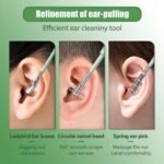 Professional Stainless Steel Ear Cleaning Kit with PU Leather Case - Image 2