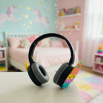 SAMONPOW Kids Bluetooth Headphones – Wireless Learning & Safe Listening