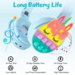 SAMONPOW Kids Bluetooth Headphones – Wireless Learning & Safe Listening - Image 2