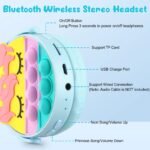 SAMONPOW Kids Bluetooth Headphones – Wireless Learning & Safe Listening - Image 3