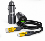 Vizo Car45 45W Fast Charging Car Charger with 4-in-1 Cable - Image 3