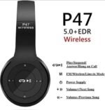 P47 Wireless Bluetooth Headphones – Super Bass, SD Card & FM Radio - Image 2